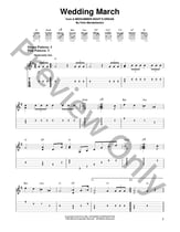 Wedding March Guitar and Fretted sheet music cover